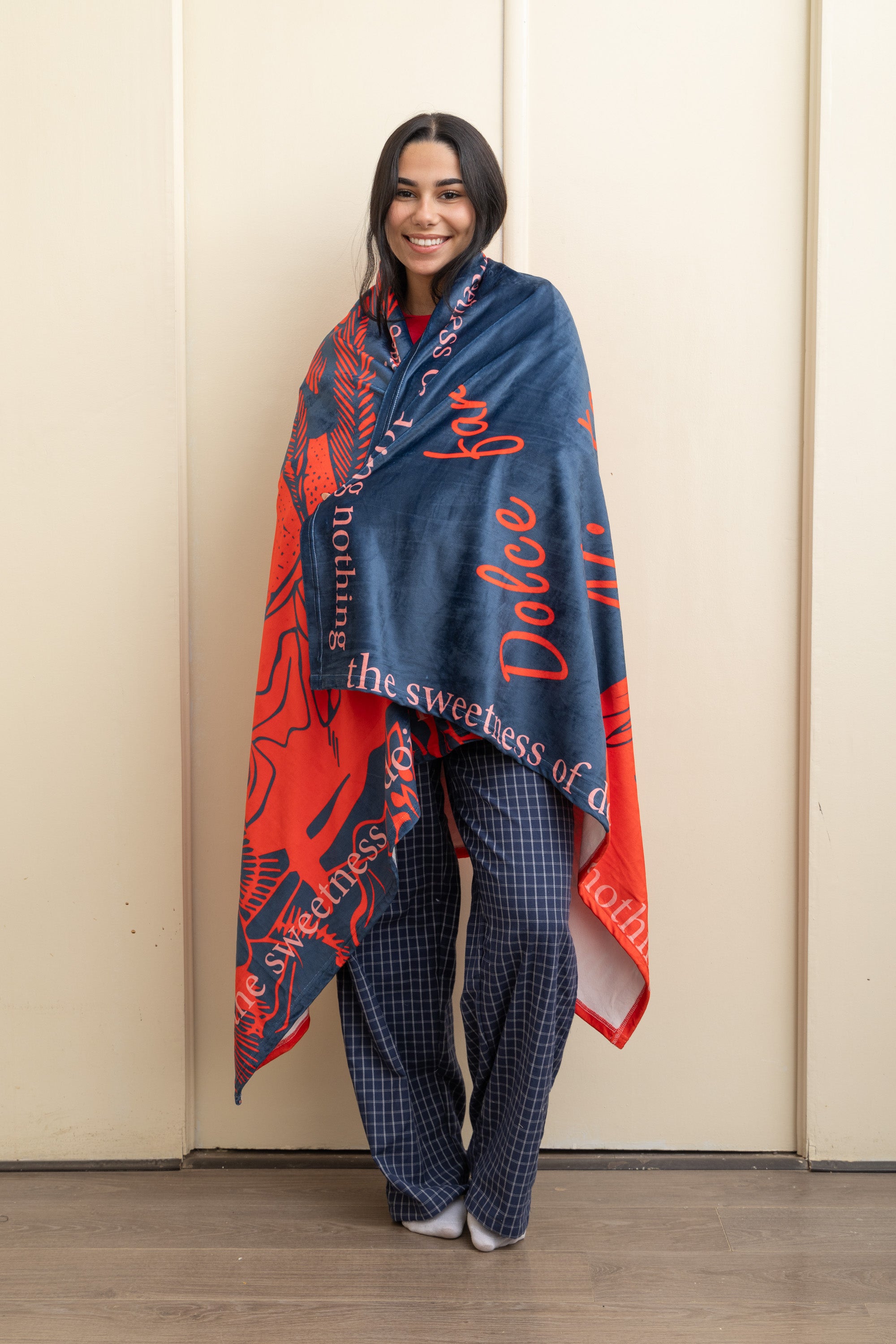 Image of Dark Blue Blanket – Softness You’ll Love to Snuggle In